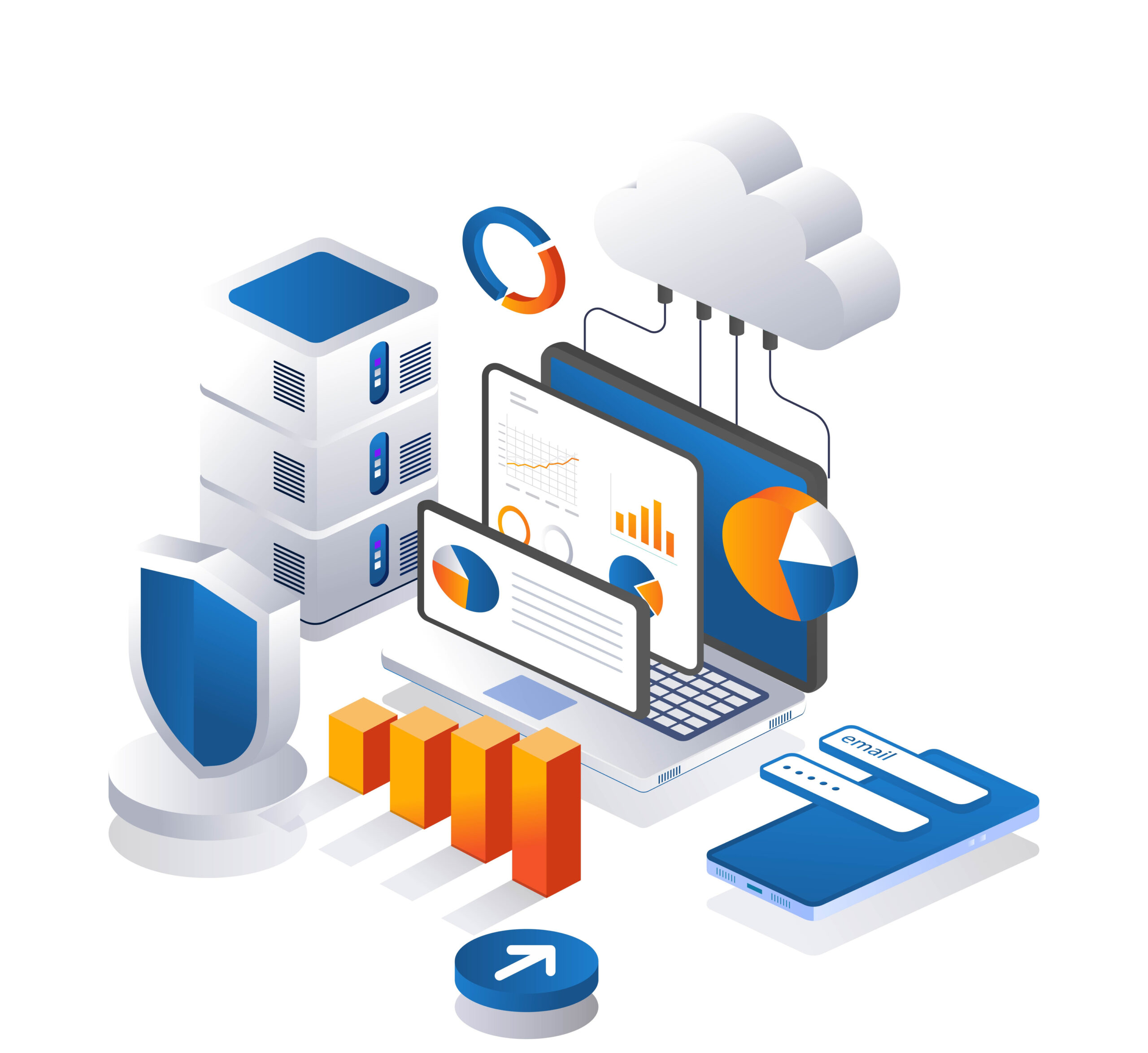 Cloud computing solutions for small businesses offered by Complete IT in Austin