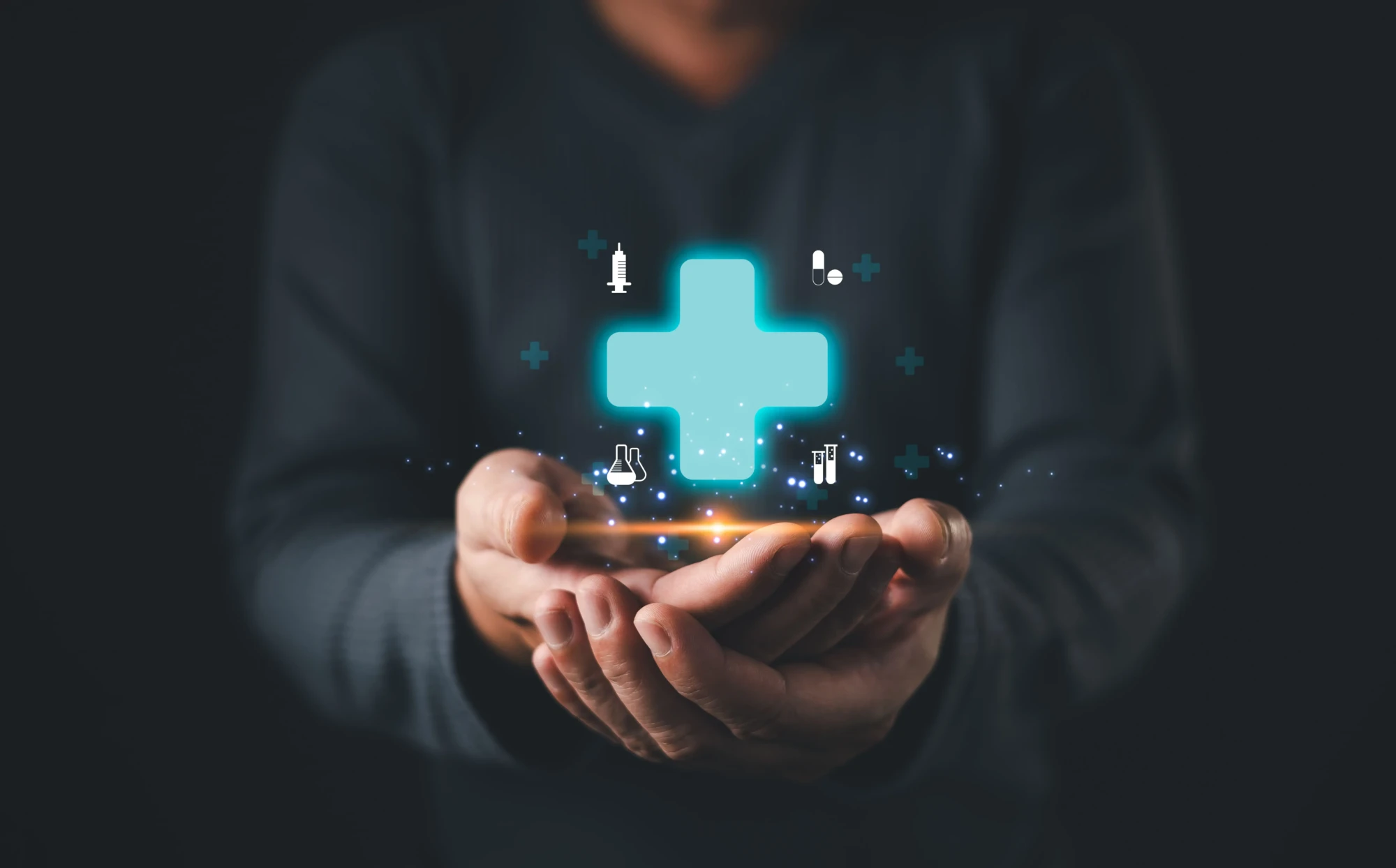 system supported by secure healthcare IT infrastructure