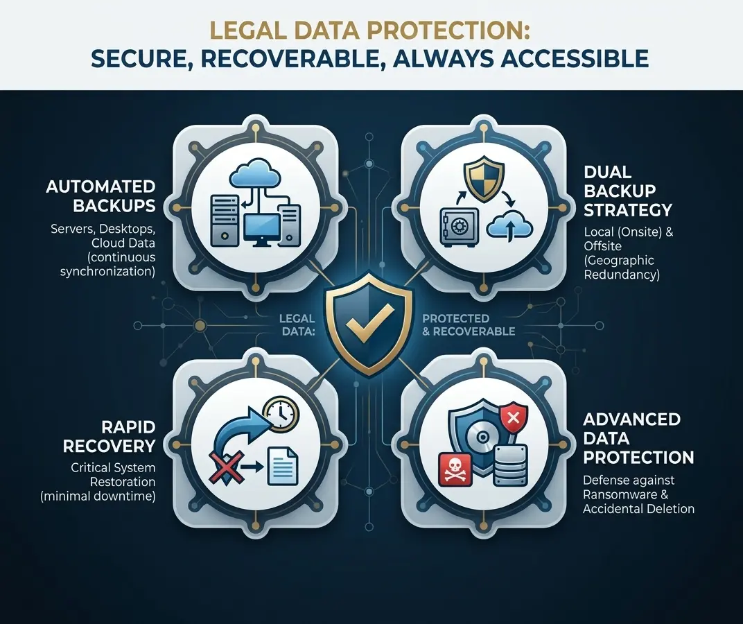 Legal Data Protection and Recovery
